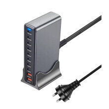 10 800W GaN Fast Charging PD3.1 USB C Type C Fast Charger Station Adapters for Multiple Devices AU Plug