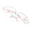 For  R1200GS Adventure Windshield WindScreen Plate Side Panels ADV 2004 2005 2006 2007 2008 2009 2010 2011 2012 A1 6