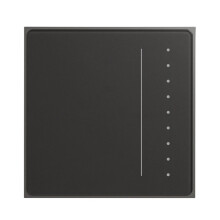 Tuya Dimmer Lichtschalter, WLAN, EU-Standard, 1-Wege-Schalter, Helligkeitsregelung Per App, Fernbedienung, Sprachsteuerung, Grau