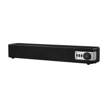 Sound Bar Speaker Wooden Multimedia Bar BT5.0 Speaker 52mm 4Ω Dual-Speaker USB AUX TF Card Input Interfaces
