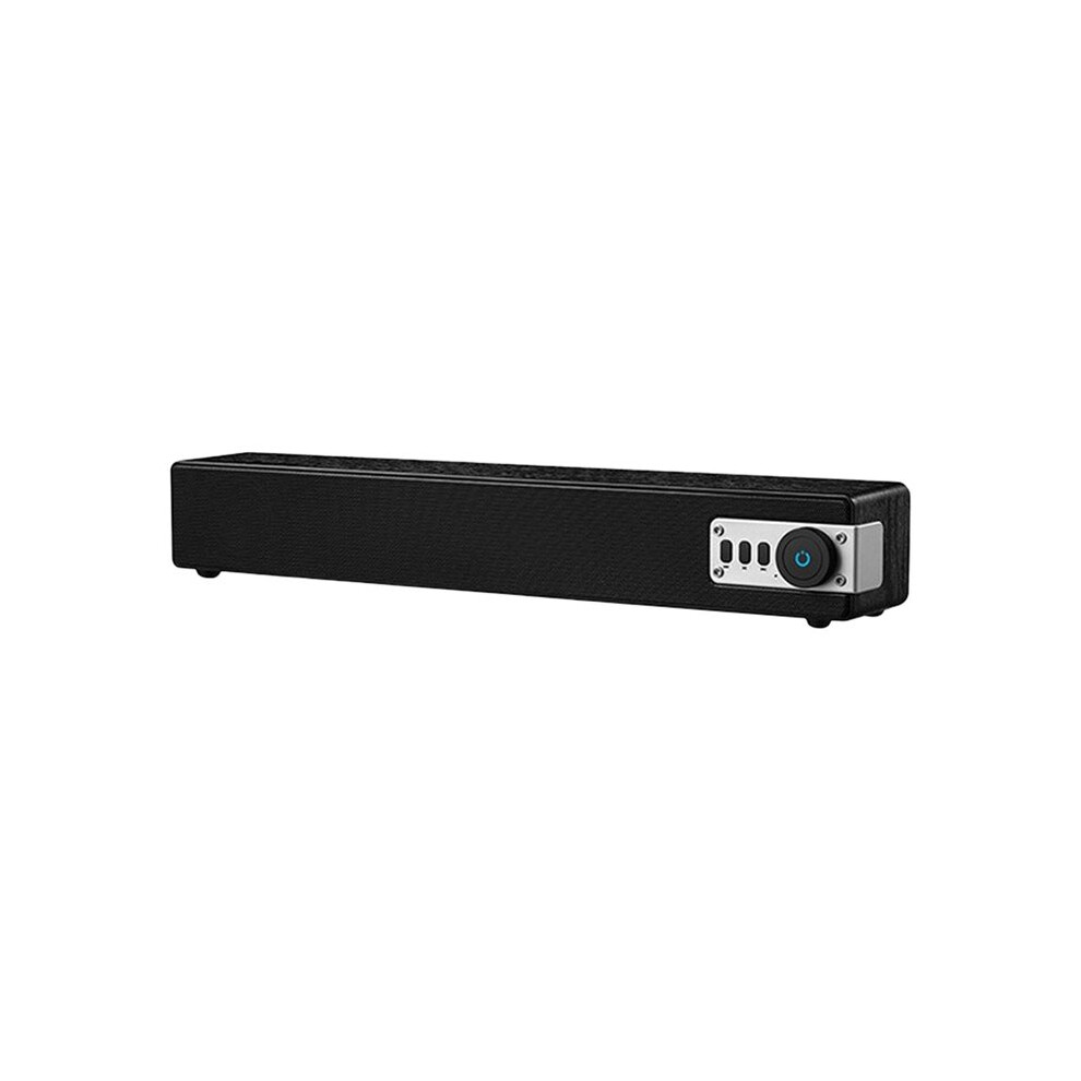 Photos - Speakers Sound Bar Speaker Wooden Multimedia Bar BT5.0 Speaker 52mm 4Î© Dual-Speaker USB AUX TF Card Input Interfaces