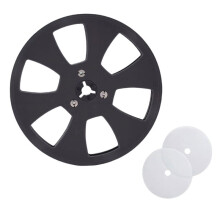 1/4 5 Inch 6 Holes Empty Tape Reel for ReVox Studer Recording Takeup Reel NAB-Hub Replacement with Spacers