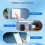 Tuya  Matter Light  WiFi EU Standard 3-Way   Glass Touch Panel APP Remote Control Voice White 8