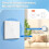 Tuya  Matter Light  WiFi EU Standard 1-Way   Glass Touch Panel APP Remote Control Voice White 4