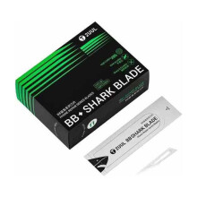 2UUL Phone Repair Blades 100pcs/Box High-Carbon Steel for Unbreakable Rust-Proof for Mobile PCB Cleaning IC Removal