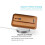 For  Wallet with Find My Functionality, 3000g Magnetic Strength, Adjustable Stand for  Brown 10