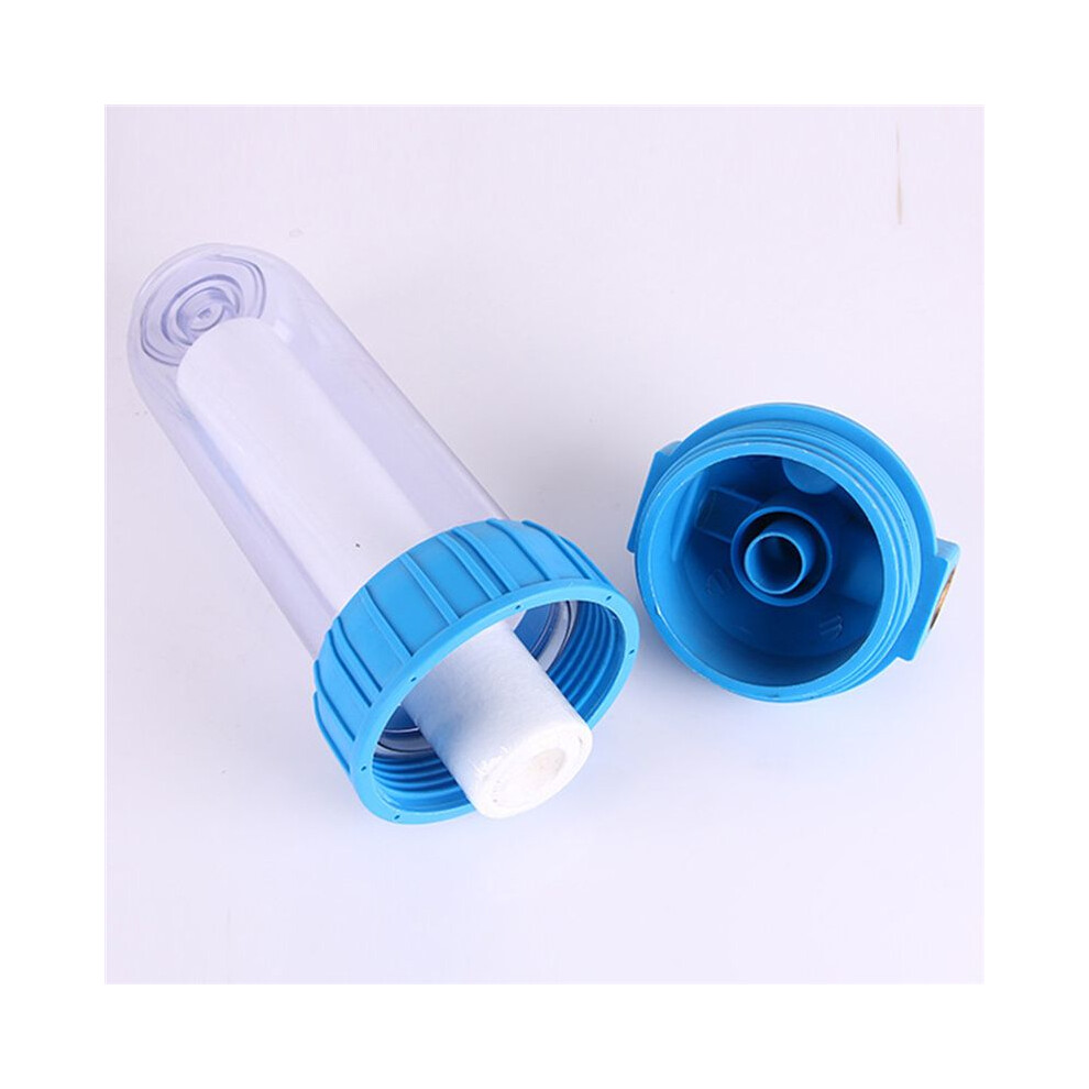 Household Water Purifier Pre-Filter Bottle 1in Copper Thread Interface Transparent Filter Bottle Pipeline 1in-image-OPC-PVWQZZD-NEW