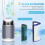 2 Pack TP04 Replacement Filter Compatible with  TP04 HP04 DP04 TP05 DP05 Air Filter Activated Carbon Filter Cartridge 3