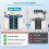 2 Pack TP04 Replacement Filter Compatible with  TP04 HP04 DP04 TP05 DP05 Air Filter Activated Carbon Filter Cartridge 5