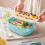 Adults Bento Lunch Box with Salad Container, Sauce Cup and Reusable Fork - Leak-Proof, Multi-Compartment 5