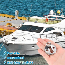 2pcs Boat Lock Kit with 2 Lock Eyes and 2 Bases,Quick Release Hanger System for Pontoon, Yacht, Sailboat