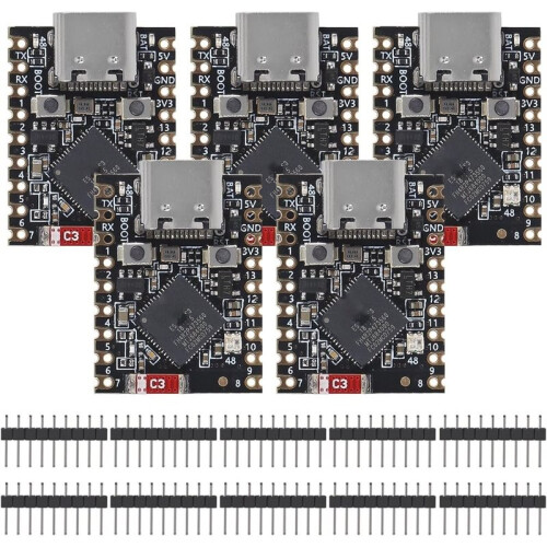 5pcs Type-C Supermini ESP32-S3 Development Board Supermini Development Board 2.4GHz WiFi