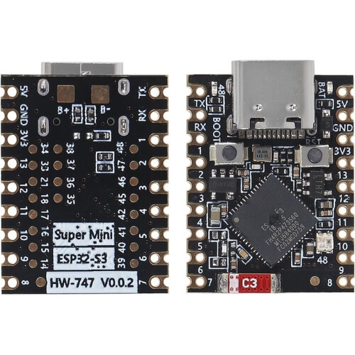 5pcs Type-C Supermini ESP32-S3 Development Board Supermini Development Board 2.4GHz WiFi 1