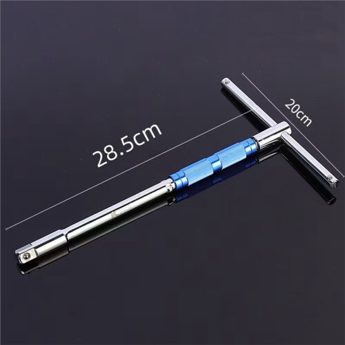 Labor-Saving T-Type Socket Wrench T-T Interchangeable  Multi-Functional Set with 12pcs Socket 2