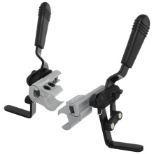 2Pcs Aluminum Alloy Wheelchair 22mm Brake Levers Easy Install Replacement Handlebars for Drive Wheelchairs