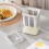 Setaccio per Yogurt Greco, Setaccio Multi Yogurt da 1800ml con Coperchio per Yogurt Greco 5