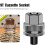 LEBYCLE Bicycle 9T Flywheel Removal Tool Bike Cassette Socket Tool for  12 Speed 9T Flywheel Remove Socket Tool 3