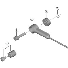 For Steps SM-DUE10 Speed Sensor, 540 mm Speed Sensor for Connection the Steps DU-E6000 and DU-E8000 Drive