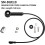 For  Steps SM-DUE10 Speed Sensor, 540 mm Speed Sensor for Connection the Steps DU-E6000 and DU-E8000 Drive 2