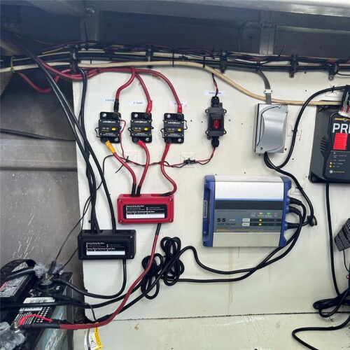 300A Barramento Módulo de Serviço Pesado Bloco de Distribuição de Energia Caixa de Barramento À Prova D'Água com 4x M10 3/8 Polegadas Pinos de 2