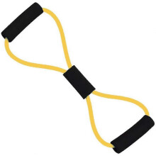 8 Shape Resistance Bands 2 Pack, Latex Elastic Pull Rope With Foam Handle For Muscle Stretching Strength Training Yoga Home Gym