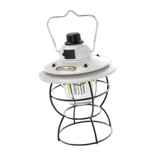 Farol de camping LED portátil, recargable por USB, IPX6 impermeable, diseño vintage colgante para acampada pesca emergencia interior