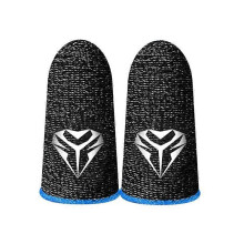 Fundas para Dedos para Juegos, 0.3mm Ultra Delgadas, Antisudor, Transpirables, Fibra de Plata Conductiva, Compatible con Pantallas Táctiles Móviles