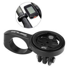 Polkupyörän TT-ohjaustangon tietokonepidike 22,2mm, yhteensopiva Garmin Bryton Cateye, alumiiniseosta, urheilukameran sovittimella