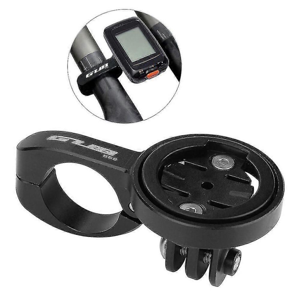 22.2Mm Bicycle Tt Handlebar Computer Mount Compatible With Garmin Bryton Cateye, With Sports Camera Adapter, Aluminium Alloy Lightweight 6901168056875