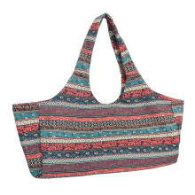Bolsa para esterilla de yoga, lona de algodón 12oz, con bolsillos, correa ajustable de nailon, para yoga gimnasio playa compras