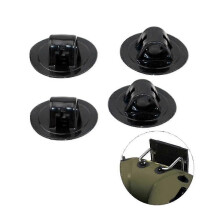 Set van 4 buitenboordmotorsteunen voor opblaasbare kajaks, boten en kano's, PP-houderbeugel, gatdiameter 1,9 cm.