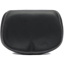 Sella per bicicletta donna senza naso, pelle PU nera, design ergonomico ventilato, 26x17cm, compatibile con bici strada mountain pieghevoli
