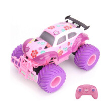 Coche todoterreno de escalada con control remoto 2.4GHz, rosa y morado, batería de litio recargable, 22-30 minutos de autonomía para niños