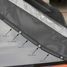 Car Tailgate Magnetic Breathable Mesh Net, Privacy Protection for Camping, Compatible with SUV MPV Truck, Multiple Sizes Available