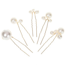 Bruidsparel haarclips, bruidshaarspelden met strasssteentjes, set van 5 U-vormige haarspelden