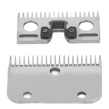Cuchillas de Recambio para Máquina de Peluquear Caballos, 21 Dientes, 2 Unidades, Carburo, Resistencia a la Abrasión