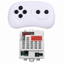 Vervangende afstandsbediening en ontvanger voor 12V elektrische speelgoedauto, 12V CSR-12T-1B controller voor elektrische voertuigen voor kinderen
