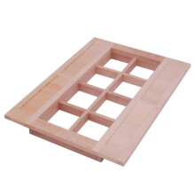 Volet de fenêtre en bois miniature à l'échelle 1/12, accessoire de décoration pour maison de poupée et projet d'artisanat