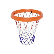 Tragbares Basketballnetz für rahmenlose Körbe, universell passend für drinnen und draußen, aus robustem PU-Material.