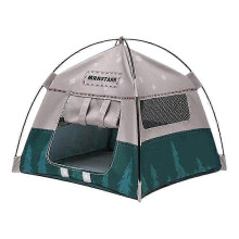 Maquette de tente de camping miniature, en tissu, de 18,5 cm, au design réaliste et détaillé, un jouet éducatif et décoratif pour enfants.