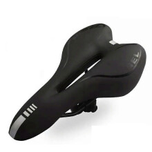Ergonomischer Fahrradsattel mit stoßdämpfendem Gummielastomer, rutschfest wasserdicht, kompatibel mit Mountain Road City Fahrrädern