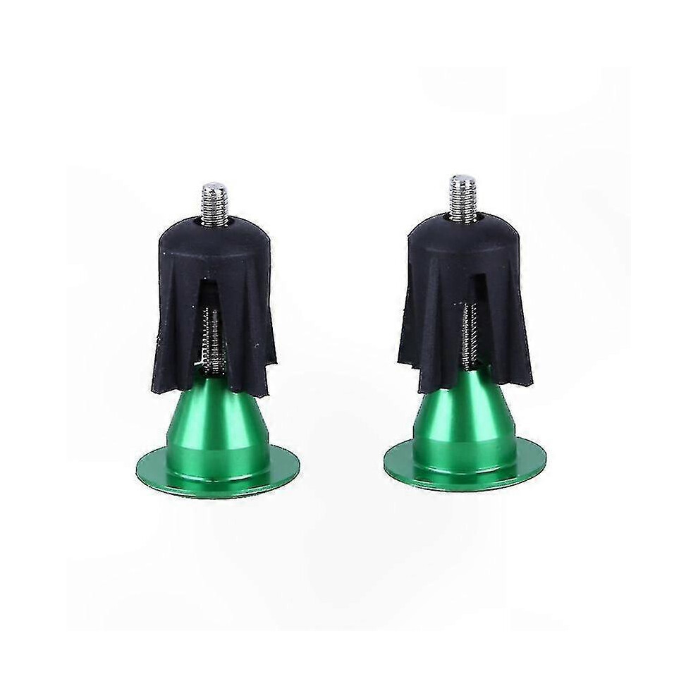 Single Handlebar Plug, Aluminium Alloy, Compatible With Most Bicycle And Motorcycle Handlebars, For Mountain Road Folding Bikes Green 6901168175644