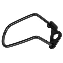 Mountain Bicycle Rear Derailleur Protector, Arch Angle Design Steel Rear Derailleur Guard Rack, Universal for Mountain Bikes Road Bikes Folding Bikes