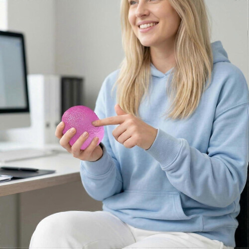 Fidget Squishy Drop Stressball mit einzigartigem Strukturdesign und Glitzerfüllung zur sensorischen Stimulation 1
