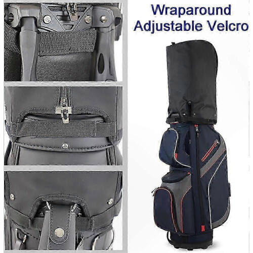 Capa de Proteção para Bolsa de Golfe Compatível com 8.5 a 9 Polegadas, Impermeável e Dobrável, Ajustável com Fivela 2