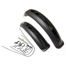Schutzblechset für 26-Zoll-Fahrradreifen (20 x 4,0 Zoll), aus PP-Material, für BMX, MTB, Snowbike und E-Bike.