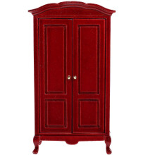 Armoire miniature en bois pour maison de poupée, meuble pour la décoration de chambre.
