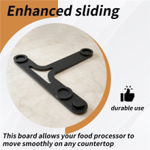 Sliding Board for TM7 with Teflon Gliders and Cut-Outs for Secure Stand - Protects Scale Function