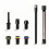 Ceiling Sleeve Portable Impact Batch Multifunctional Retractable 27-50CM Keel Nut Djustable Ceiling Leveling Sleeve 2