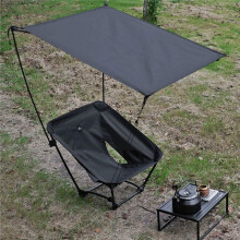 Attachable Chair Canopy Portable Sunshade for Beach Camping Fishing Picnic for Multiple Chair